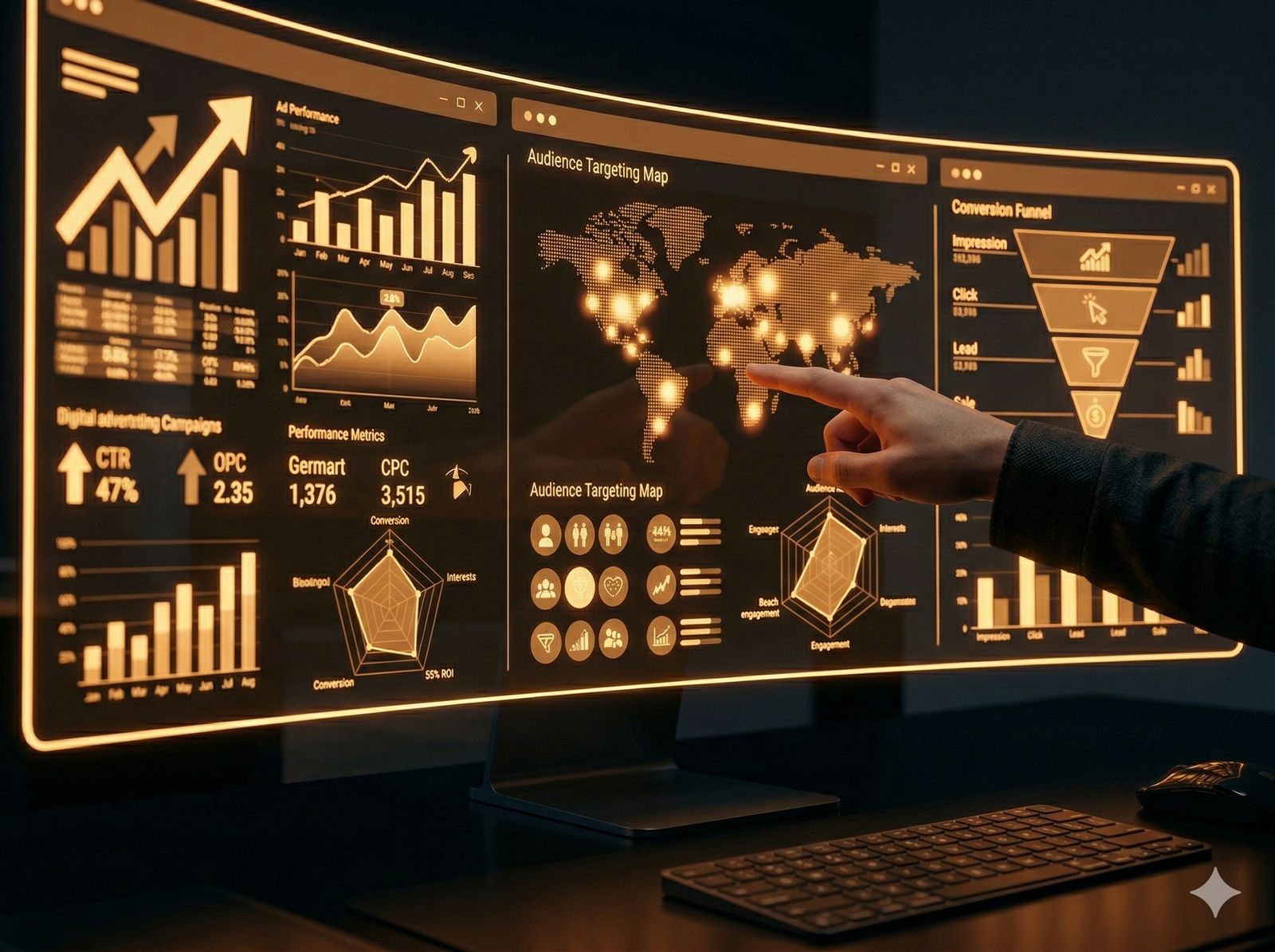 Campañas de pauta digital en Meta Ads y Google Ads gestionadas por Trentz